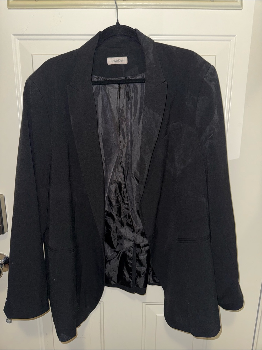 Women’s Calvin Klein Black Open Blazer